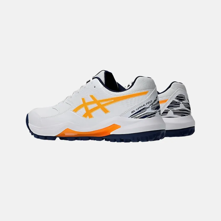 Asics GEL-LETHAL FIELD 2 Unisex Tennis Shoes - White/Stadium Orange