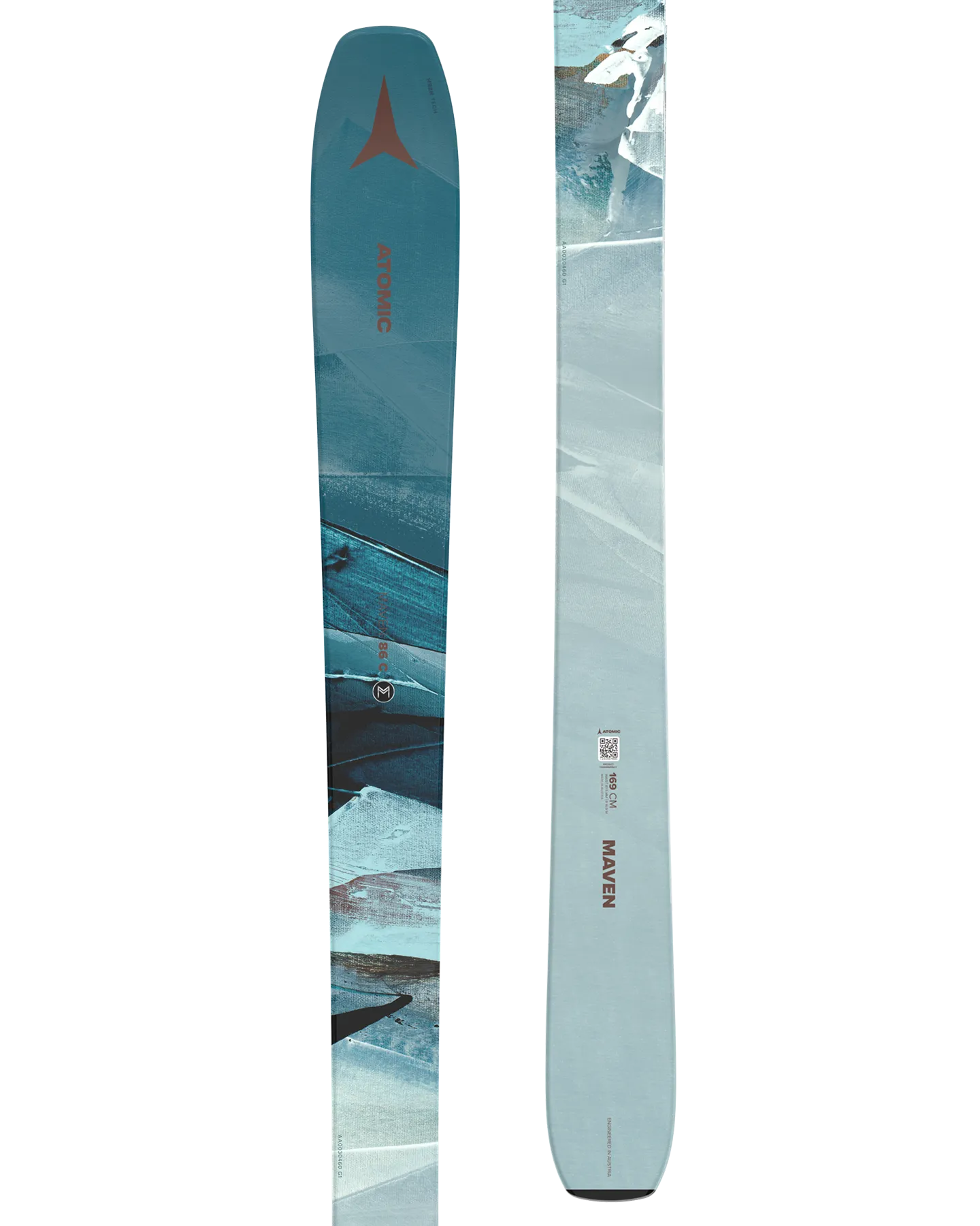 Atomic Maven 86 C Women's Snow Skis - Blue - 2025