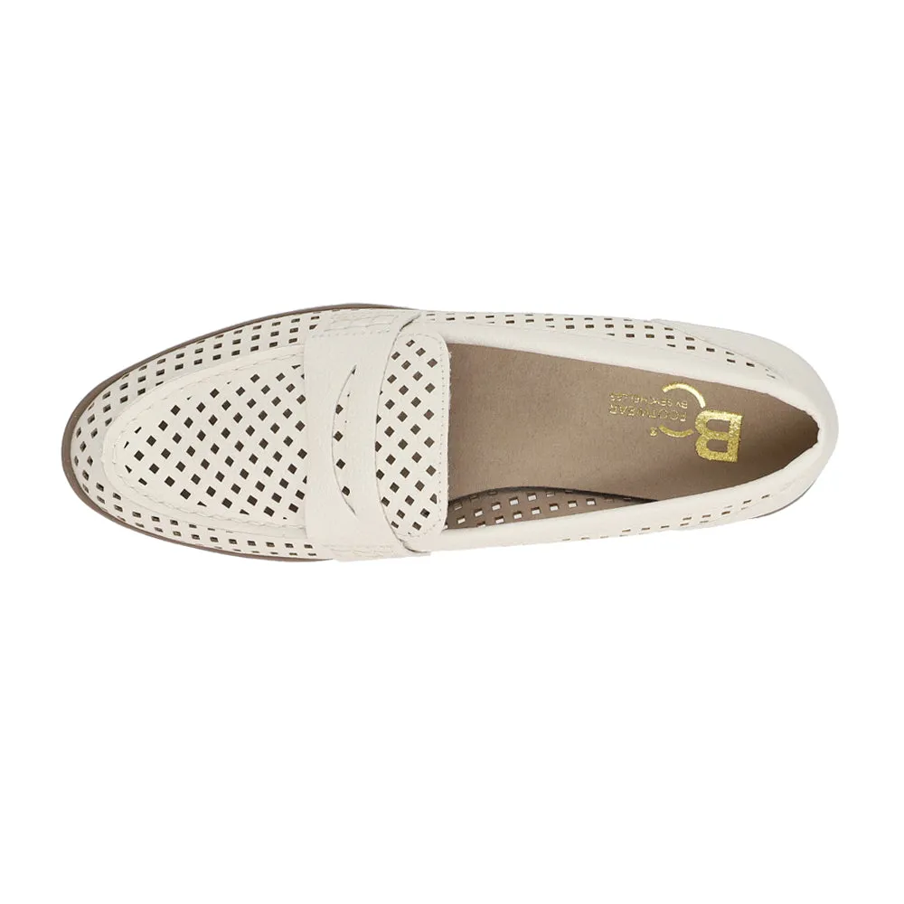 Bamboo Perforated Loafers