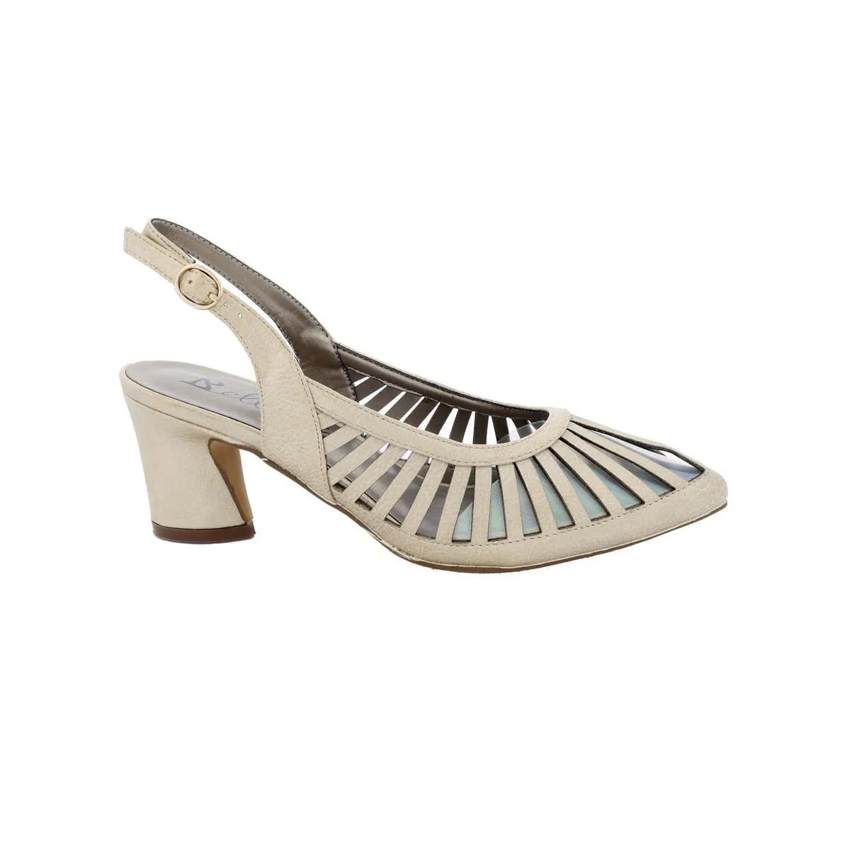 Bellini Love Women Dress Pump In Gold Synthetic/lucite