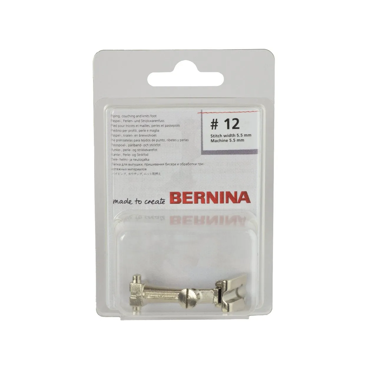 Bernina Foot 12 | Piping and bulky overlock foot