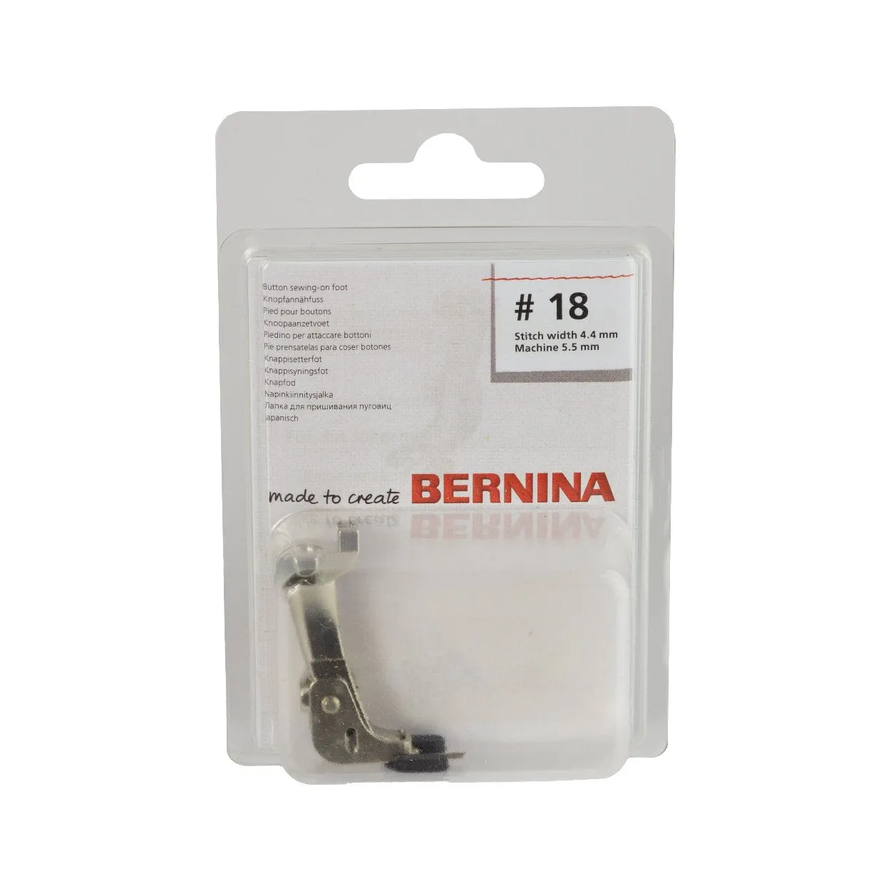 Bernina Foot 18 | Button Sew-on Foot