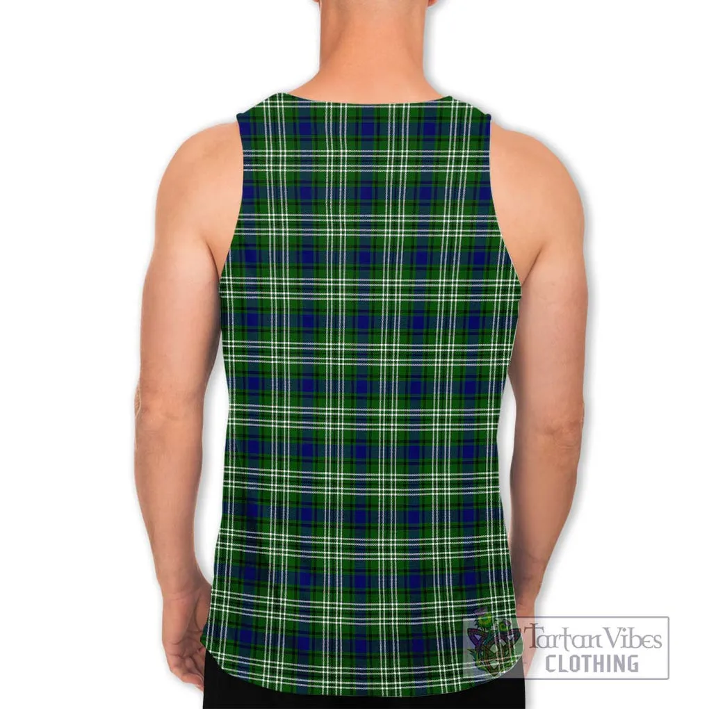 Blackadder Tartan Men's Tank Top with Family Crest DNA In Me Style