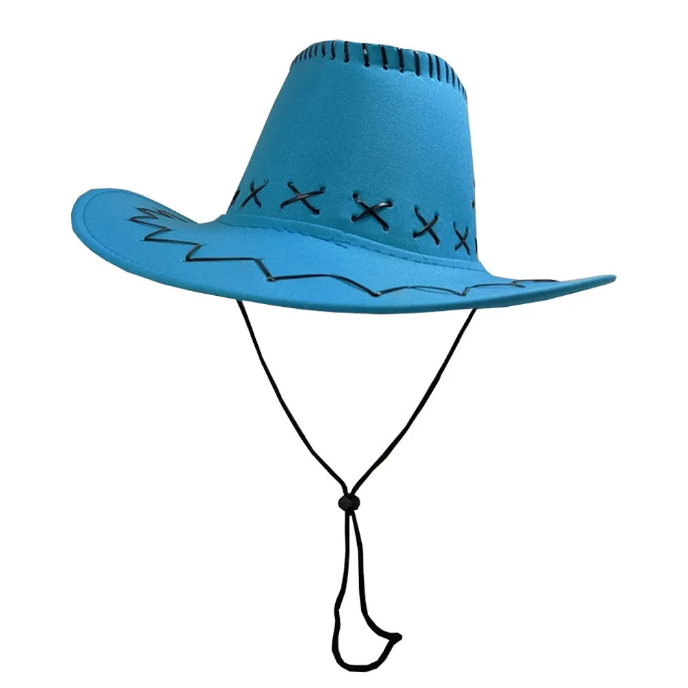 Blue Cowboy Hat