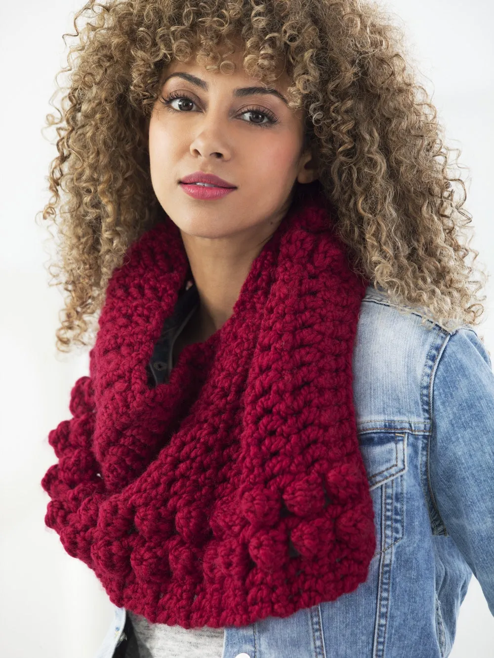 Boothbay Bobble Cowl (Crochet)