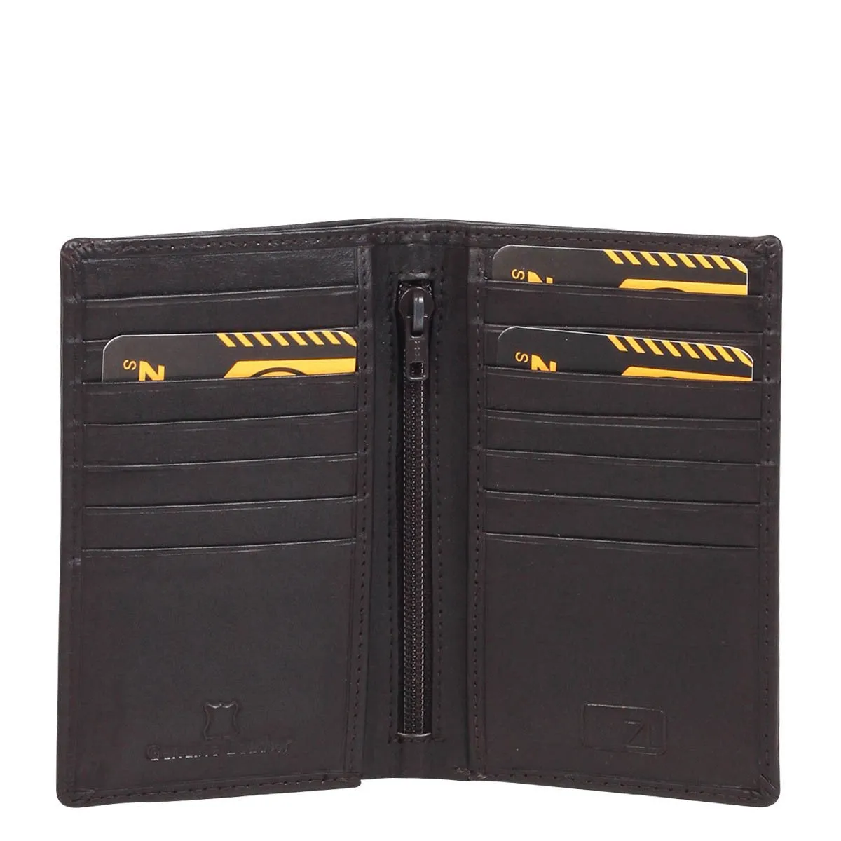 Boston Leather Vertical Card Sleeve