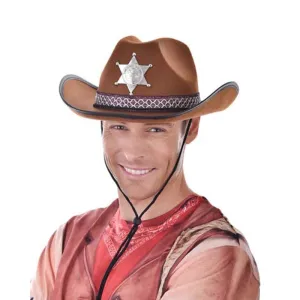 Brown Sheriff Hat