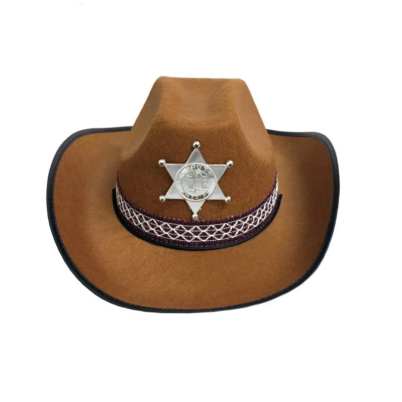 Brown Sheriff Hat