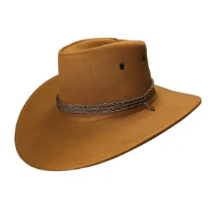 Brown Suede Cowboy Hat