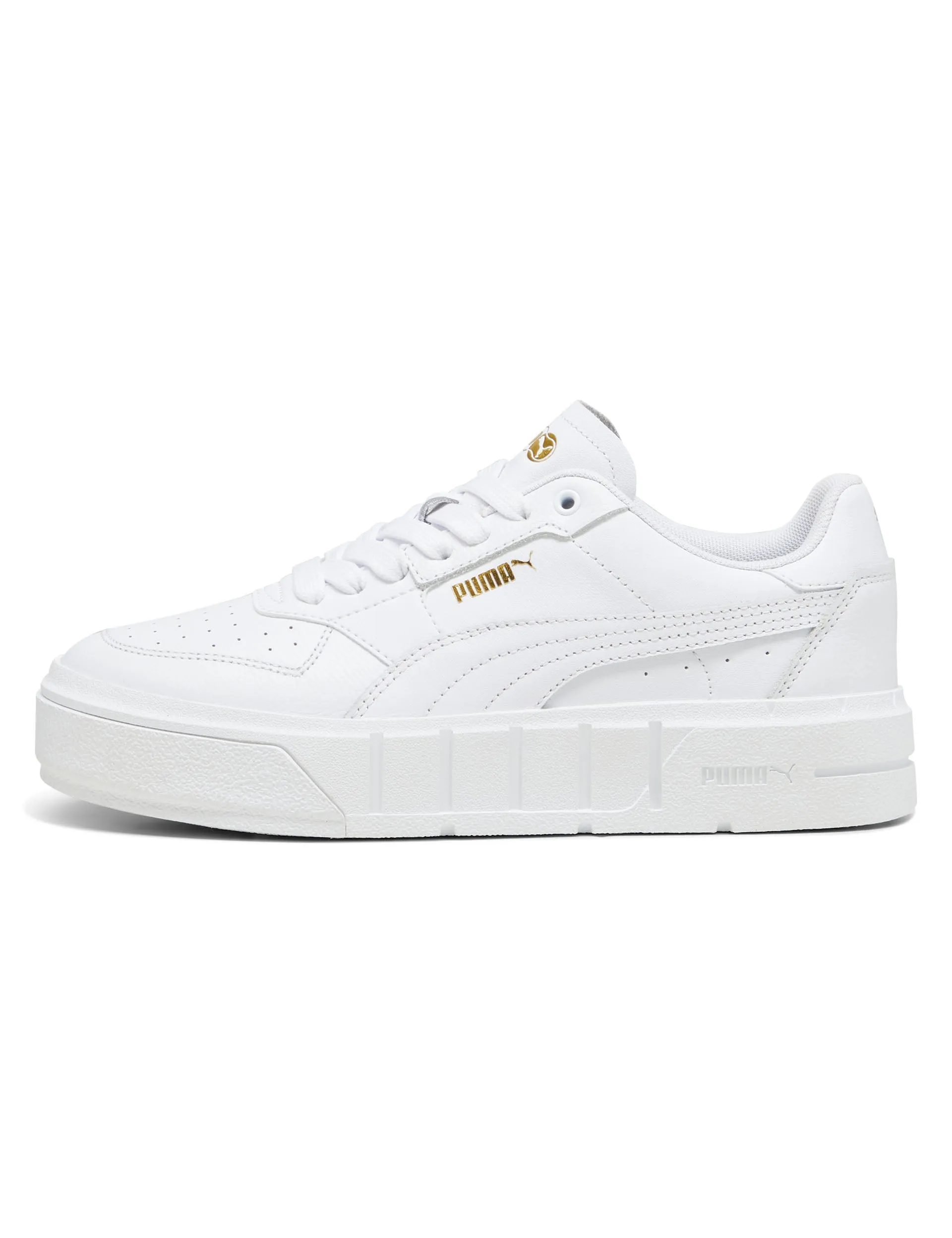 Cali Court Leather Sneakers - White