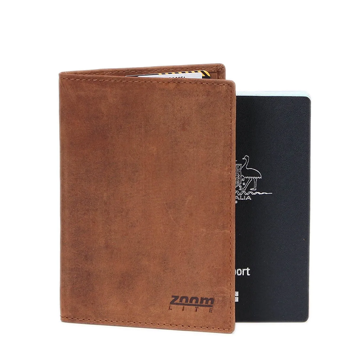 Cambridge Vintage Leather RFID Blocking Passport Holder