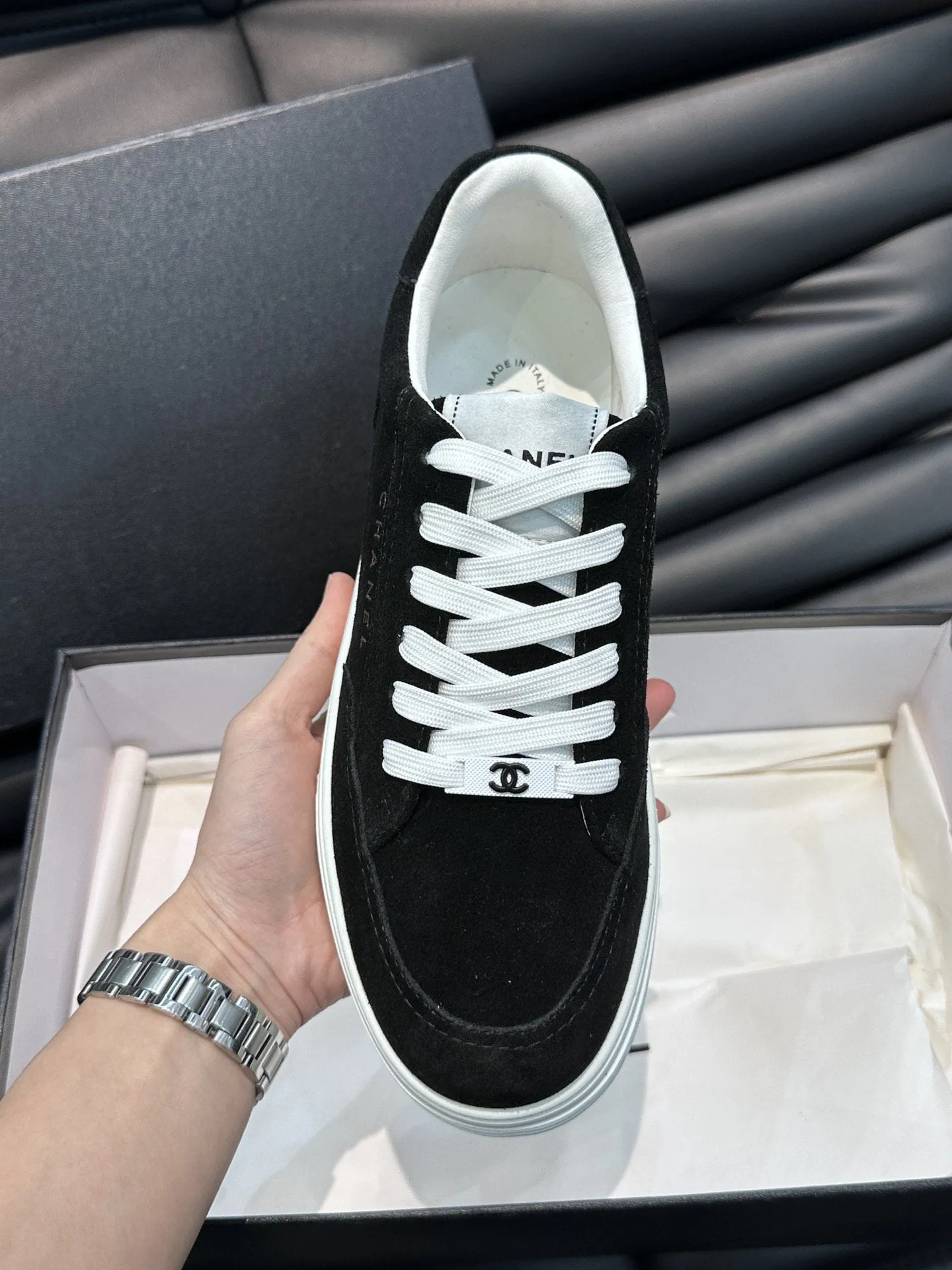 CC BLACK SNEAKERS RUNNERS TRAINERS