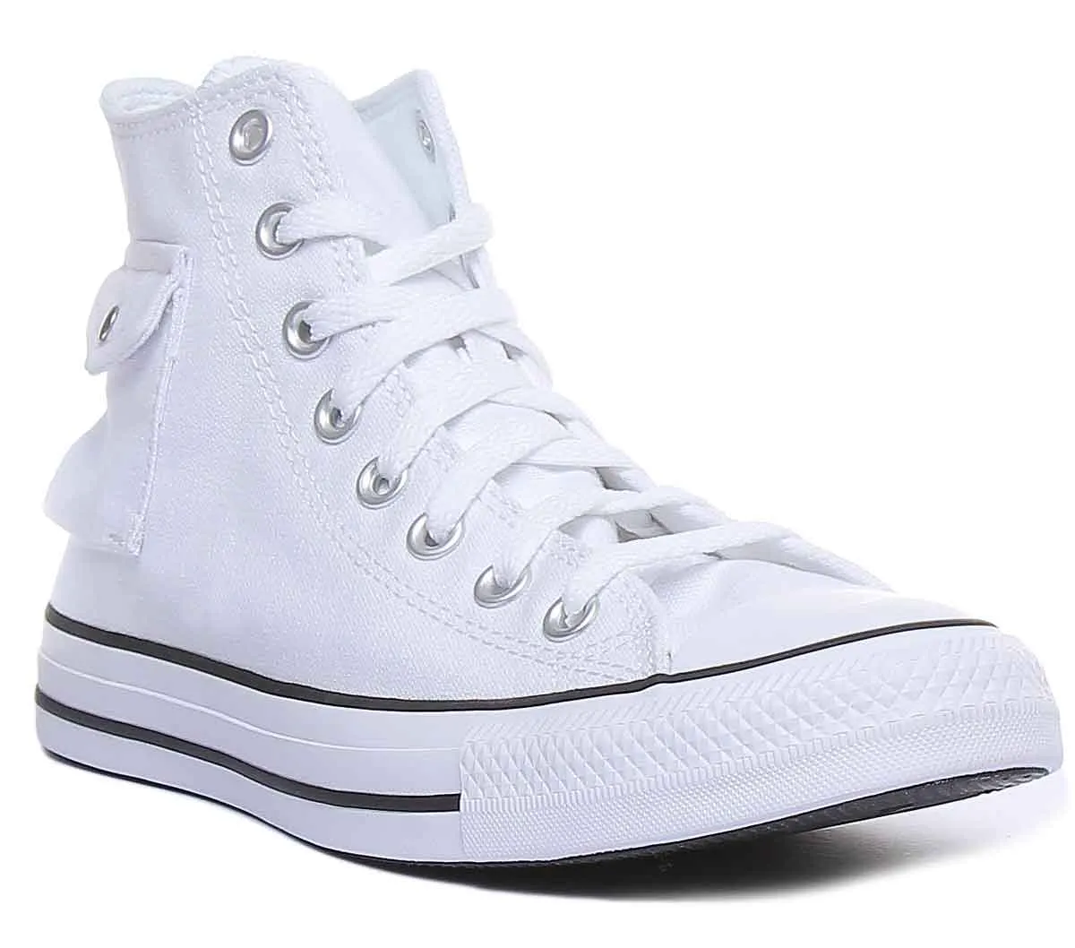 Converse 167045C CT All Star Hi Pocket Trainer In White For Women