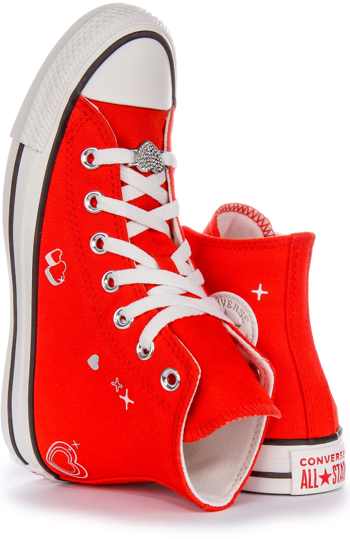 Converse All Star Y2K Heart A09117C In Red For Women