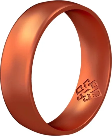 Copper Breathable Silicone Ring for Men and Women