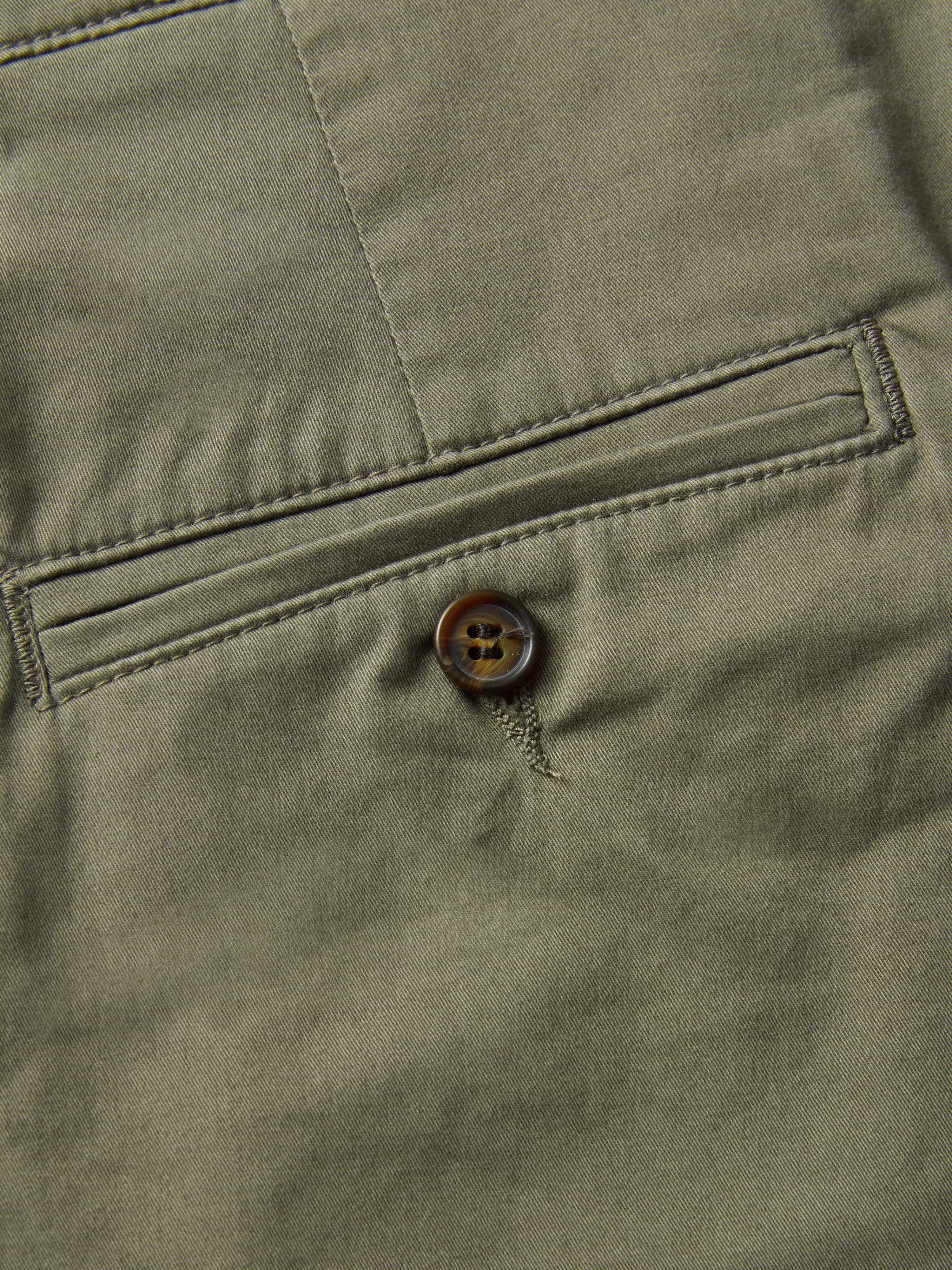 Cotton Chino Short | Olive