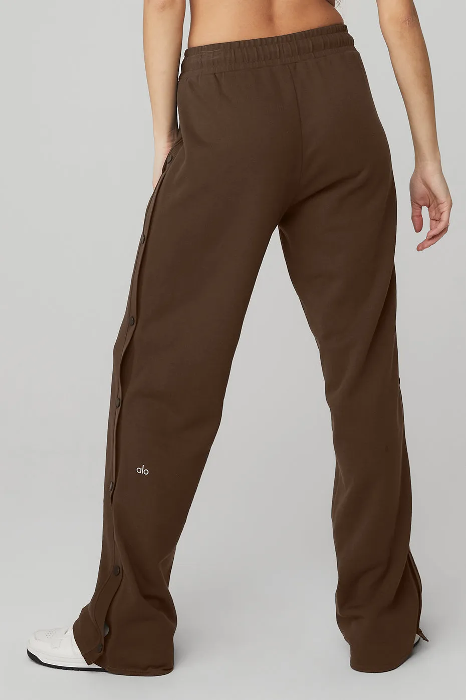 Courtside Tearaway Snap Pant - Espresso