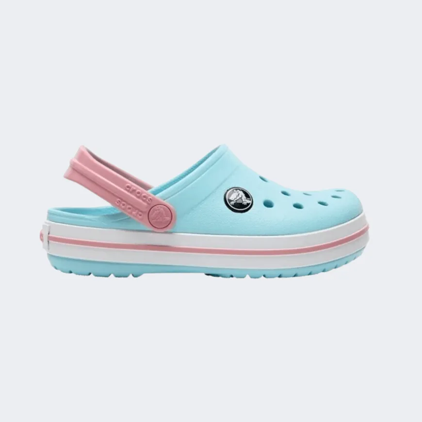 Crocs Crocband Clog K Kids Lifestyle Slippers Ice Blue