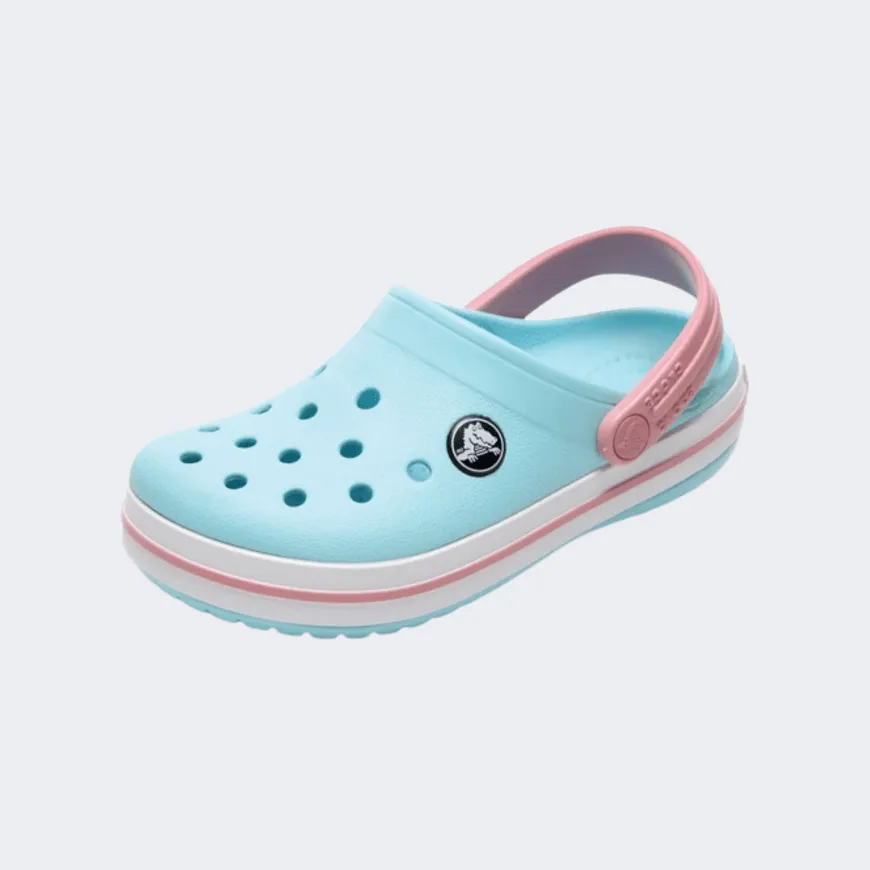 Crocs Crocband Clog K Kids Lifestyle Slippers Ice Blue