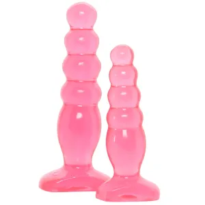 Crystal Jellies Anal Delight Trainer Kit in Pink