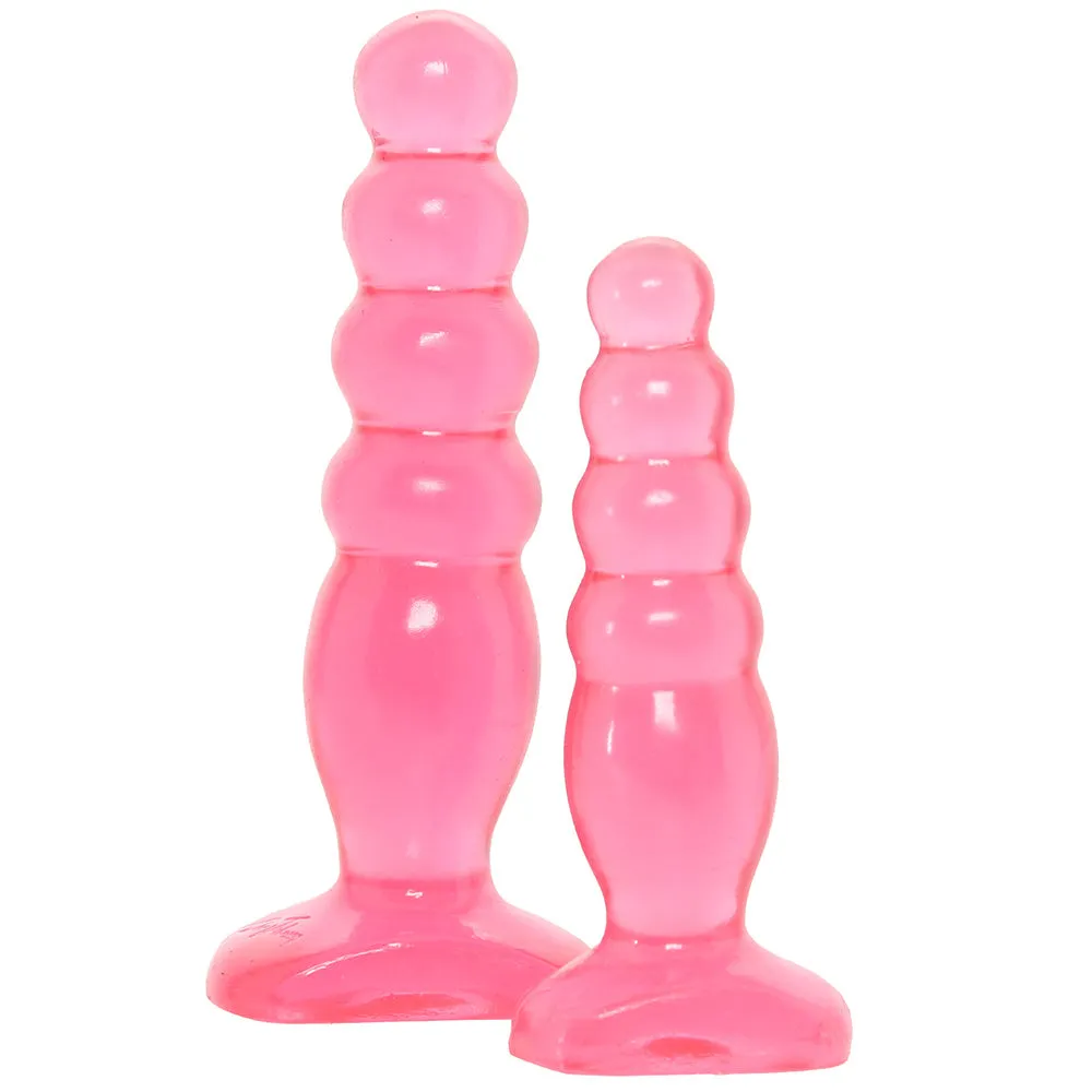 Crystal Jellies Anal Delight Trainer Kit in Pink