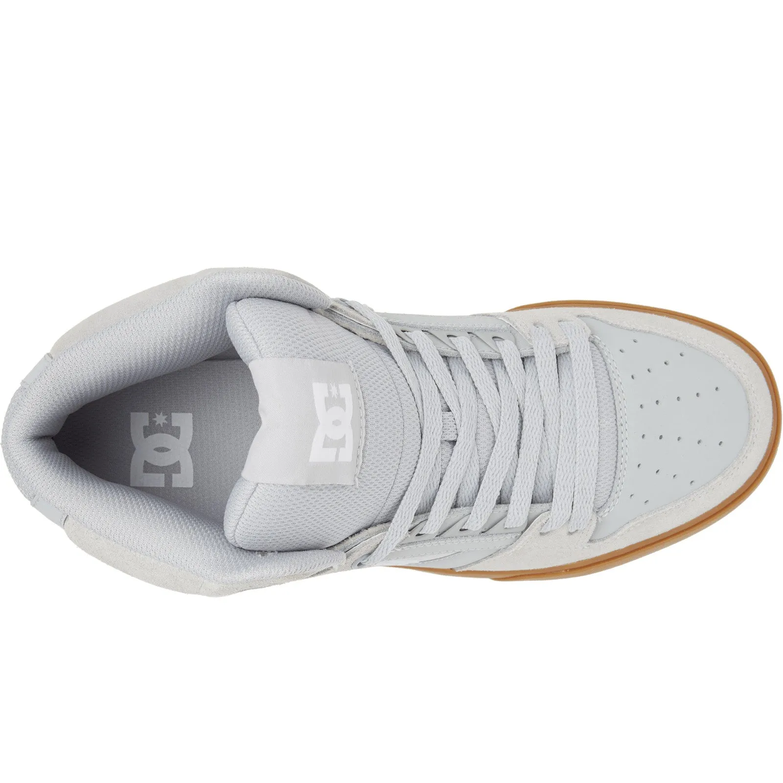 DC Shoes Mens Pure Trainers - Grey