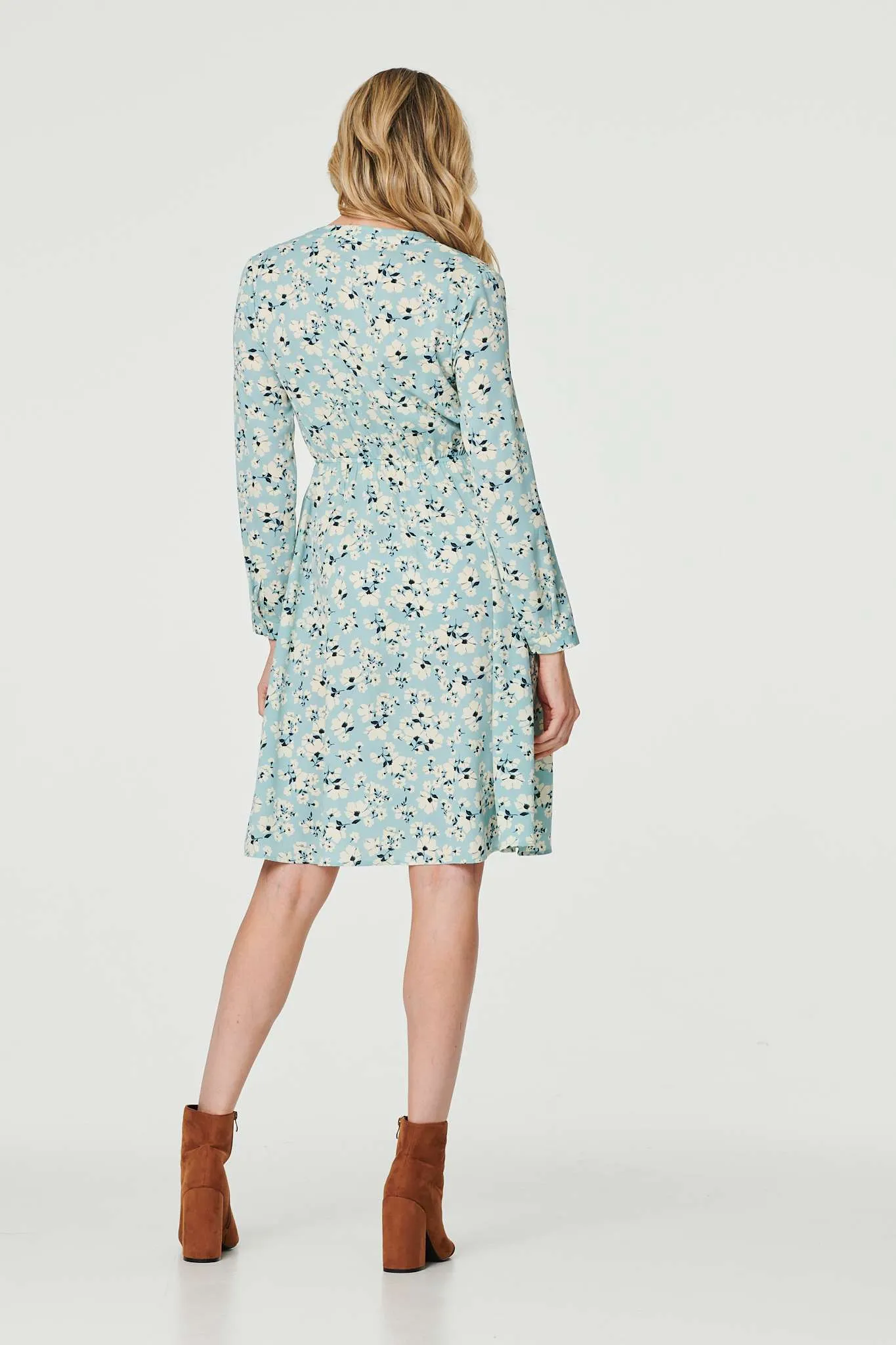 Ditsy Floral Knee Length Dress