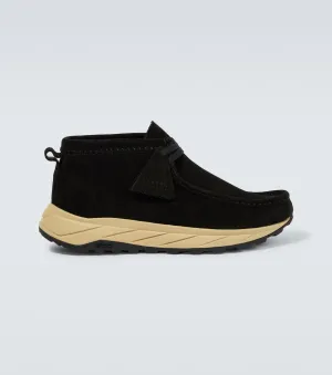 Eden Clarks Originals Wallabee Suede Sneakers, Black