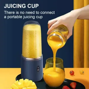 Electric 6 Blades Portable Juice Blender