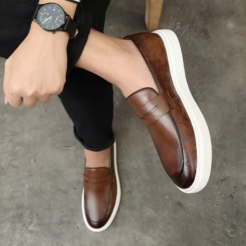 ElegStride Fashionable Slip-On Platform Shoes