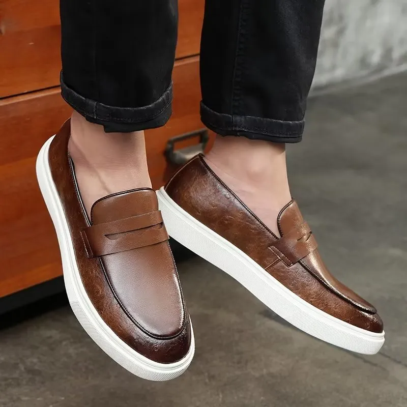 ElegStride Fashionable Slip-On Platform Shoes