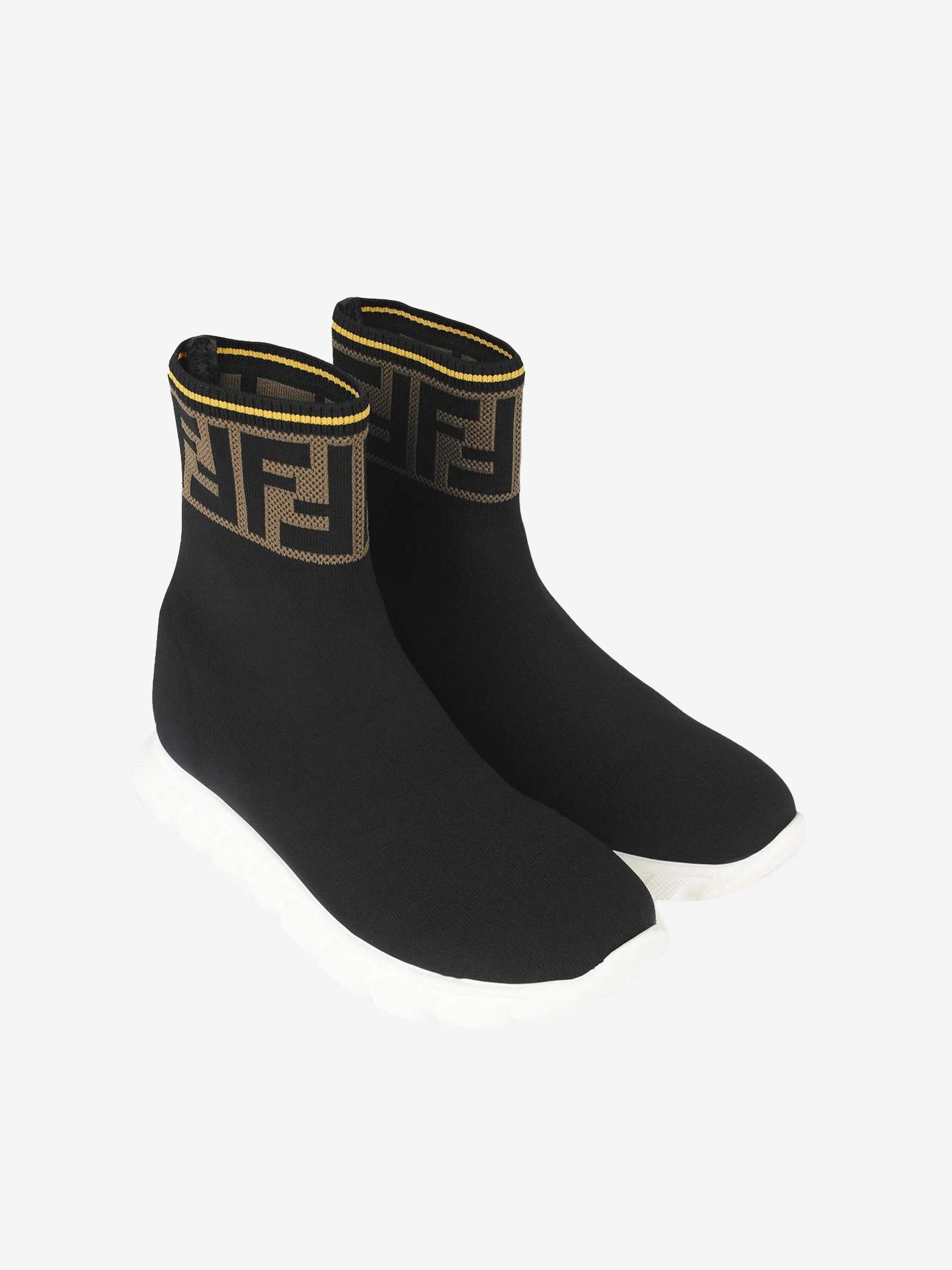 Fendi Fendi Kids Speed Trainers - Black Speed Trainers