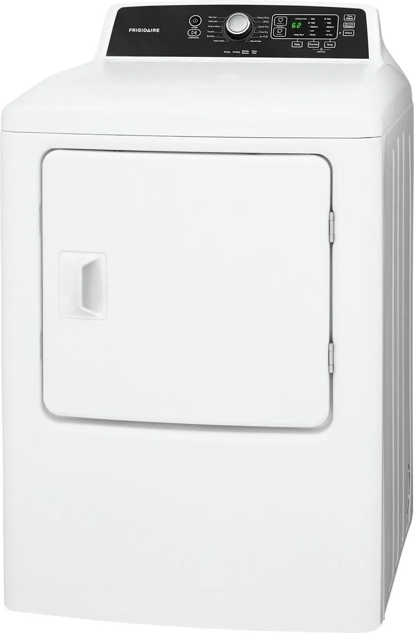 FFRE4120SW Frigidaire 6.7 Cu. Ft. Free Standing Electric Dryer