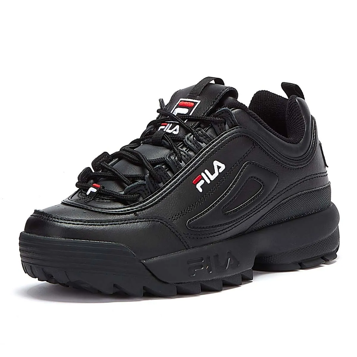 Fila Disruptor II Premium Black / White / Fila Red Trainers