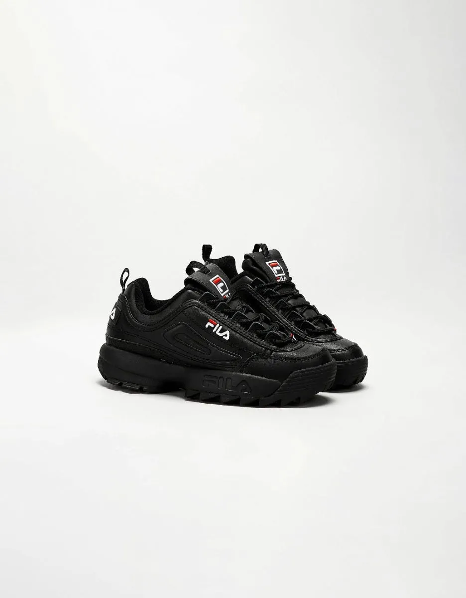 Fila Disruptor II Premium Black / White / Fila Red Trainers