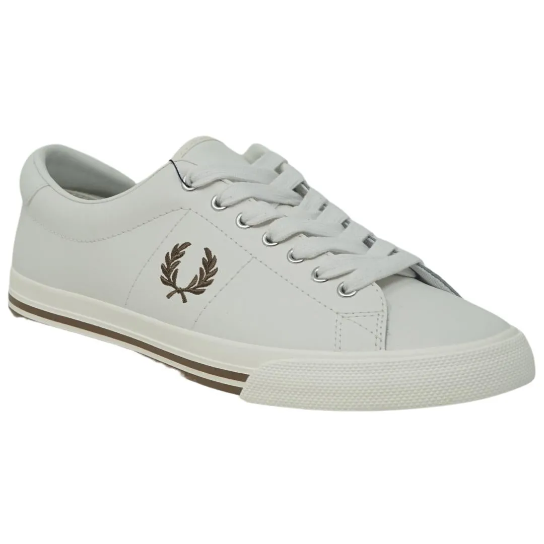 Fred Perry Underspin Leather White Trainers