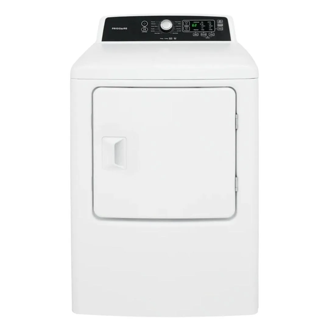 Frigidaire 6.7 Cu. Ft. Free Standing Electric Dryer-White