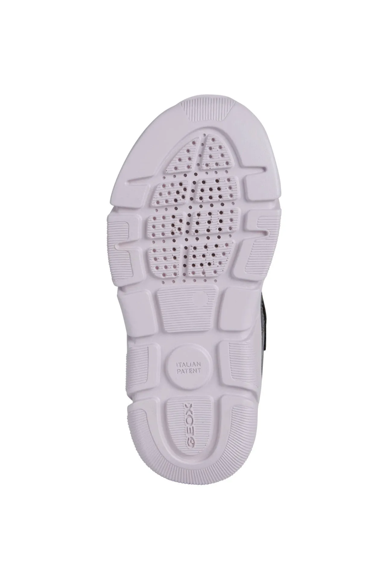 Geox Aril Girls Dark Silver-Lilac Light Up Trainer