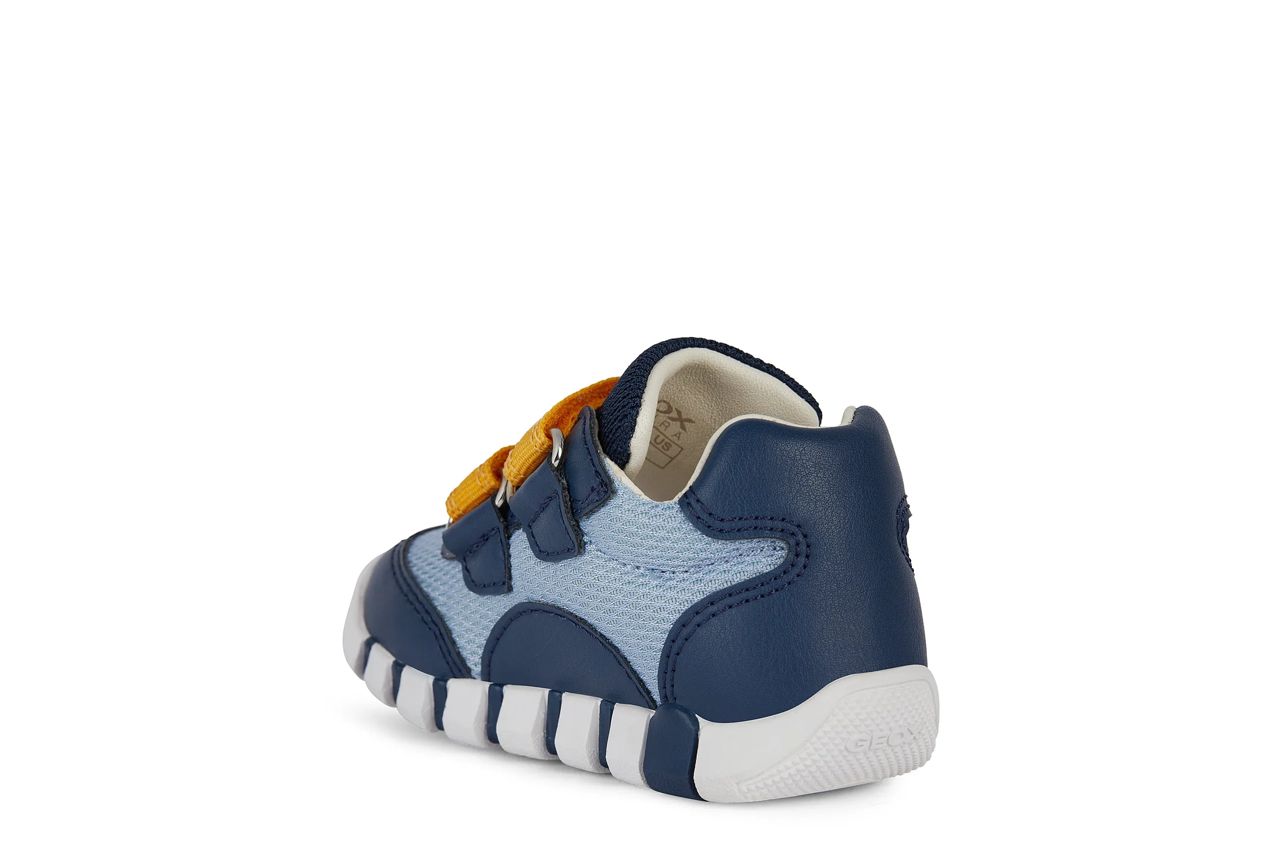 Geox Iupidoo Boys Light Sky Blue Navy Trainer