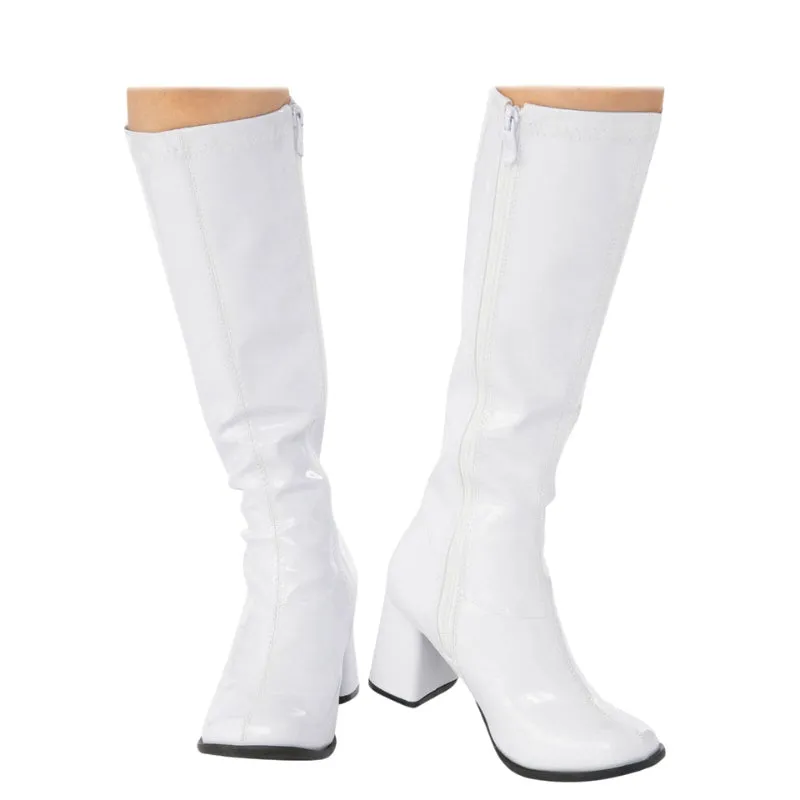 Go Go Boots White - Adult