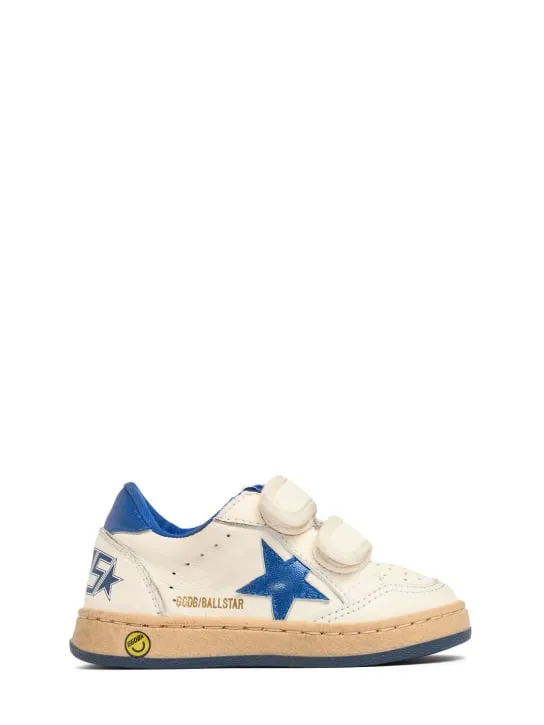 Golden Goose   Ballstar leather strap sneakers 