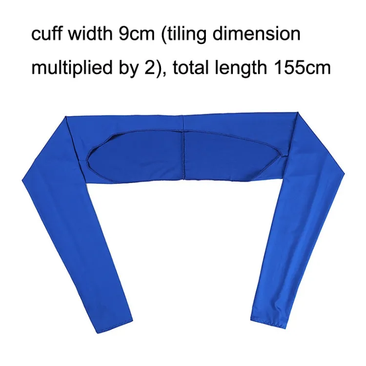 Golf Sunscreen Shawl Sleeves Outdoor Sports Cycling Ice Silk One Word Raglan Sleeves, Size: One Code(Black)