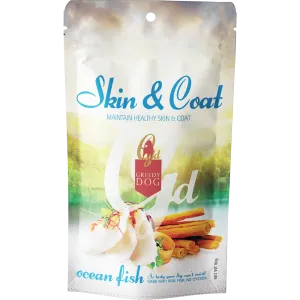 Greedy Dog Treats Skin & Coat Ocean Fish 80g