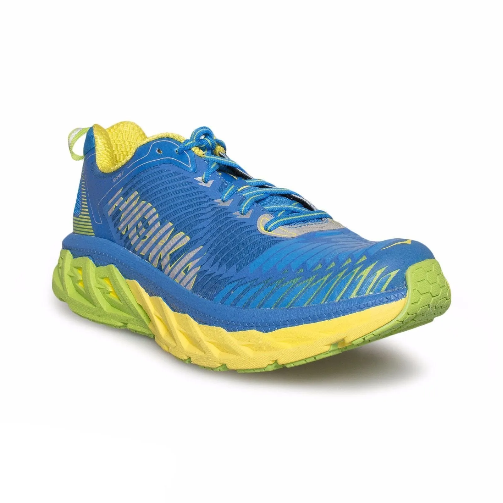 Hoka One One Arahi Blue Aster / Blazing Yellow Running Shoes