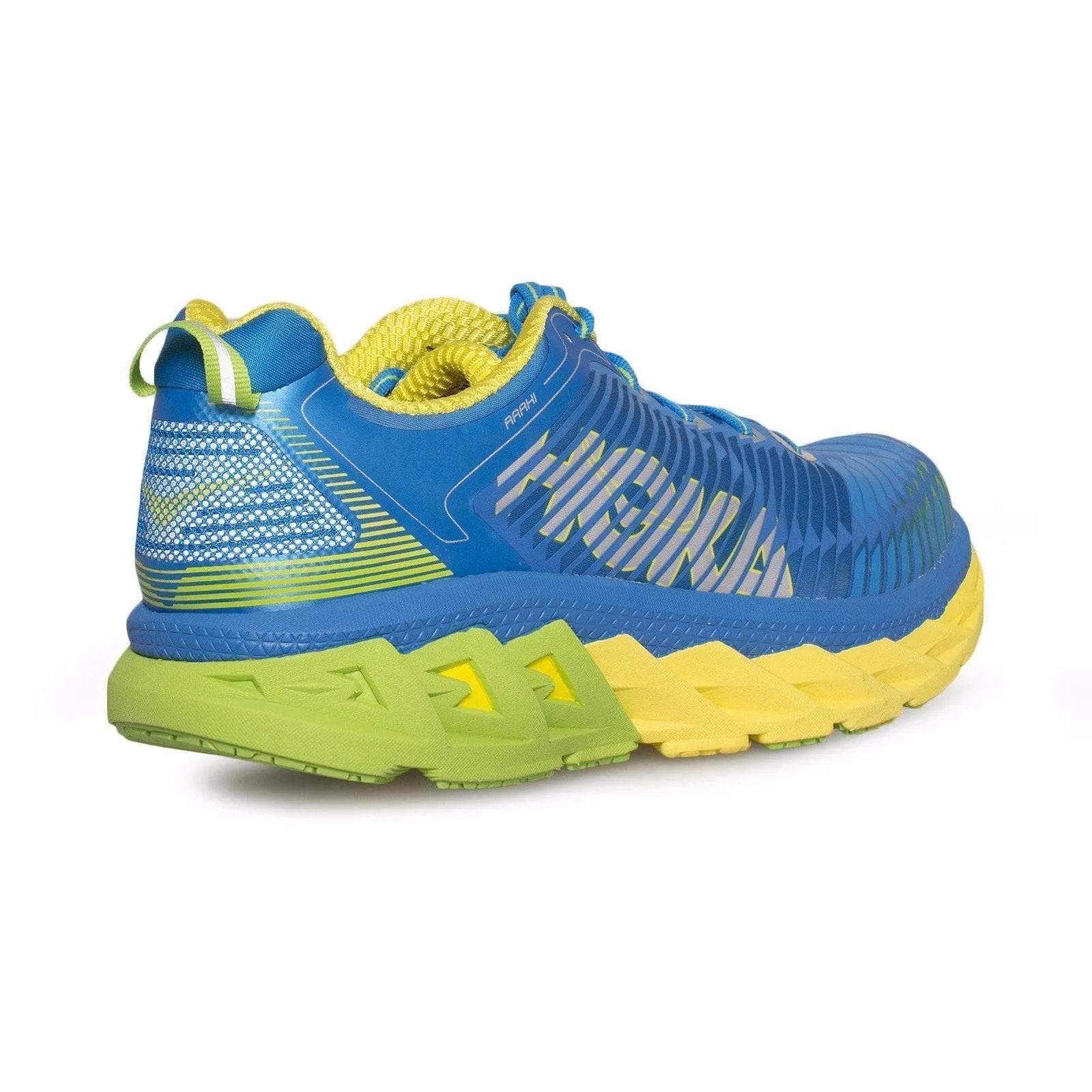 Hoka One One Arahi Blue Aster / Blazing Yellow Running Shoes