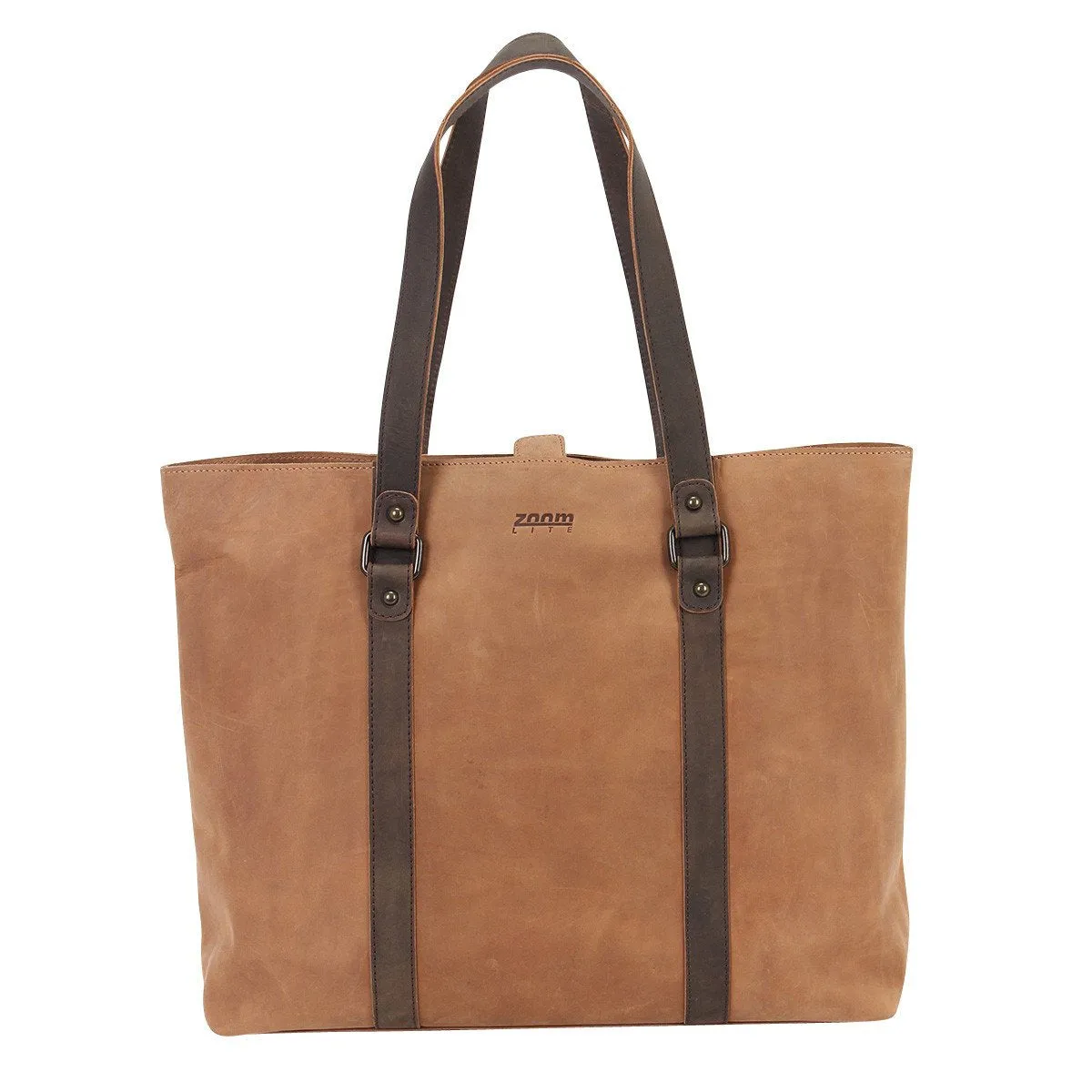 Hudson Leather Carryall Tote