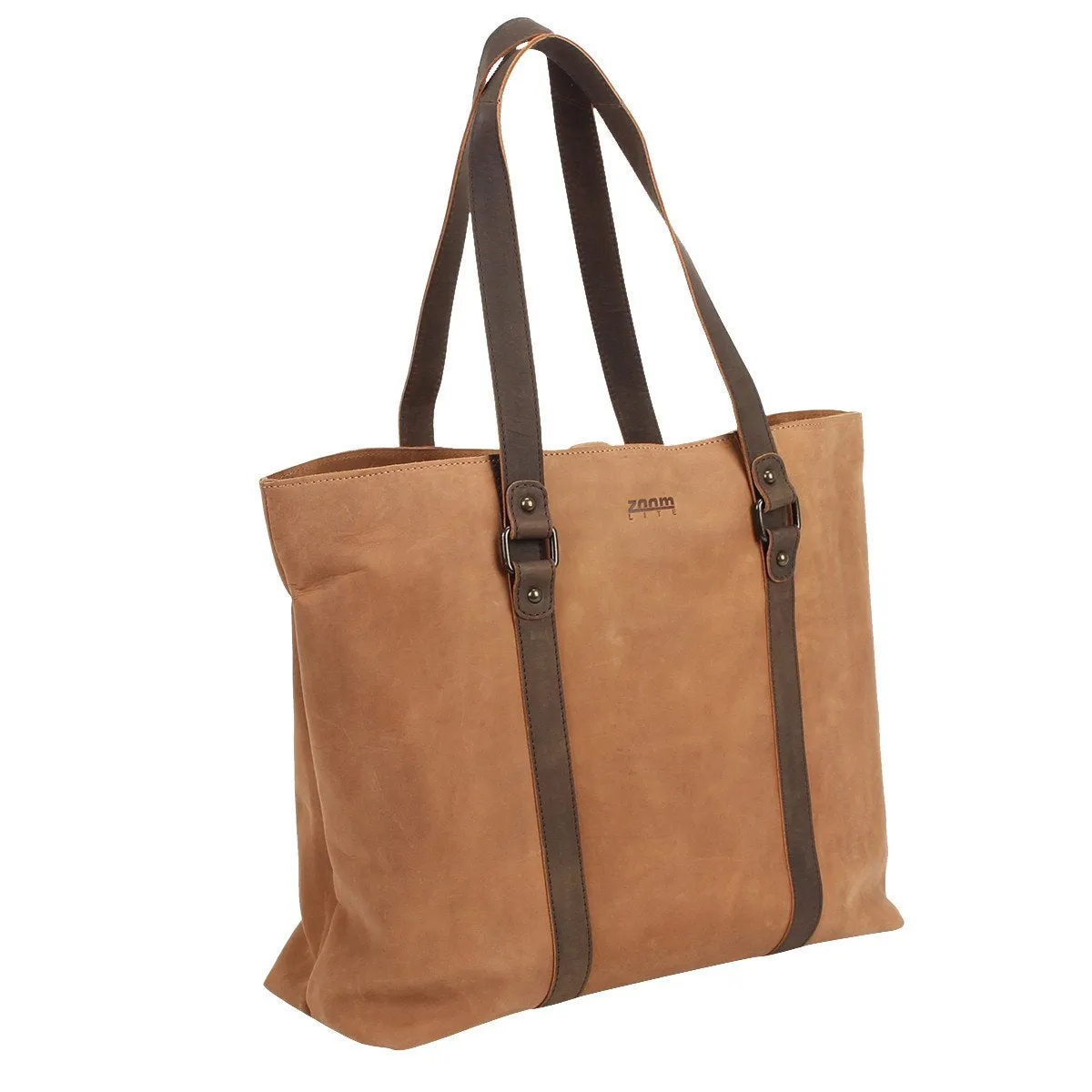 Hudson Leather Carryall Tote