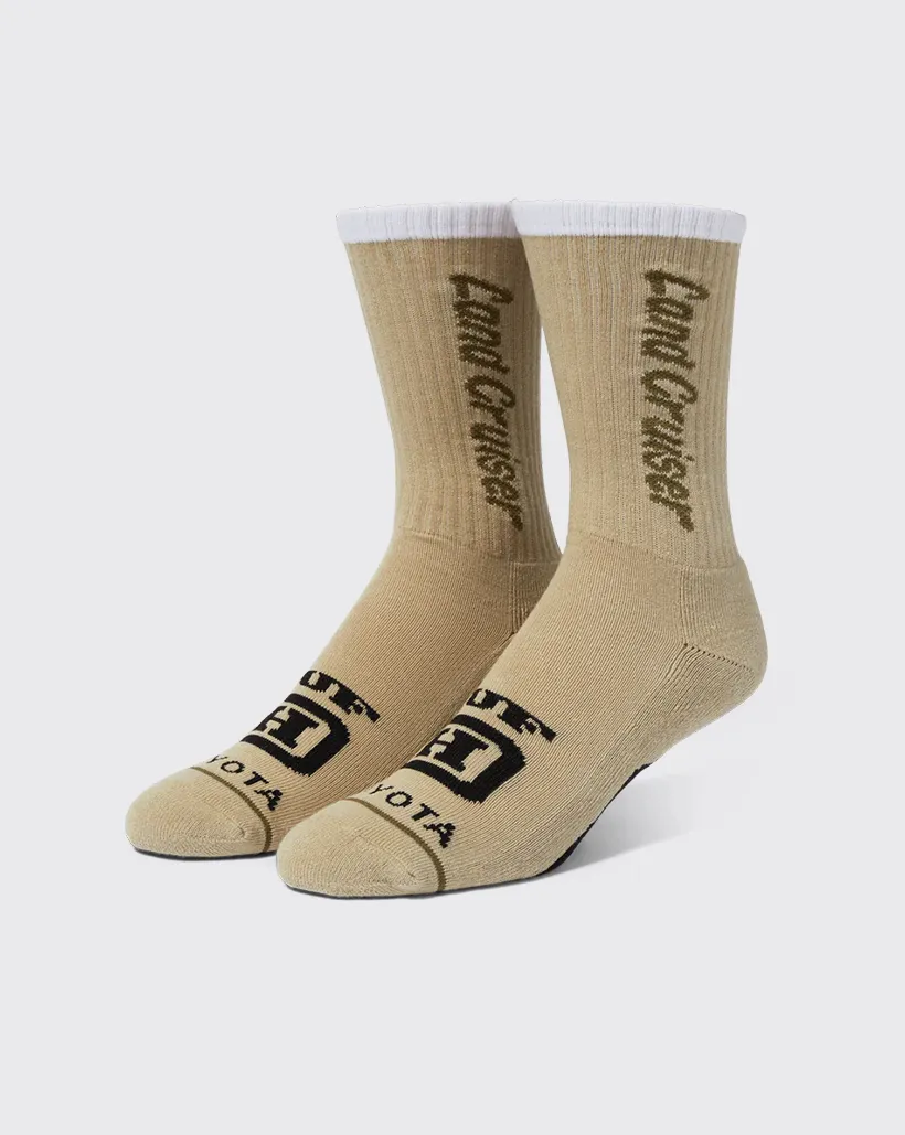 Huf x Toyota Land Cruiser Socks - Khaki