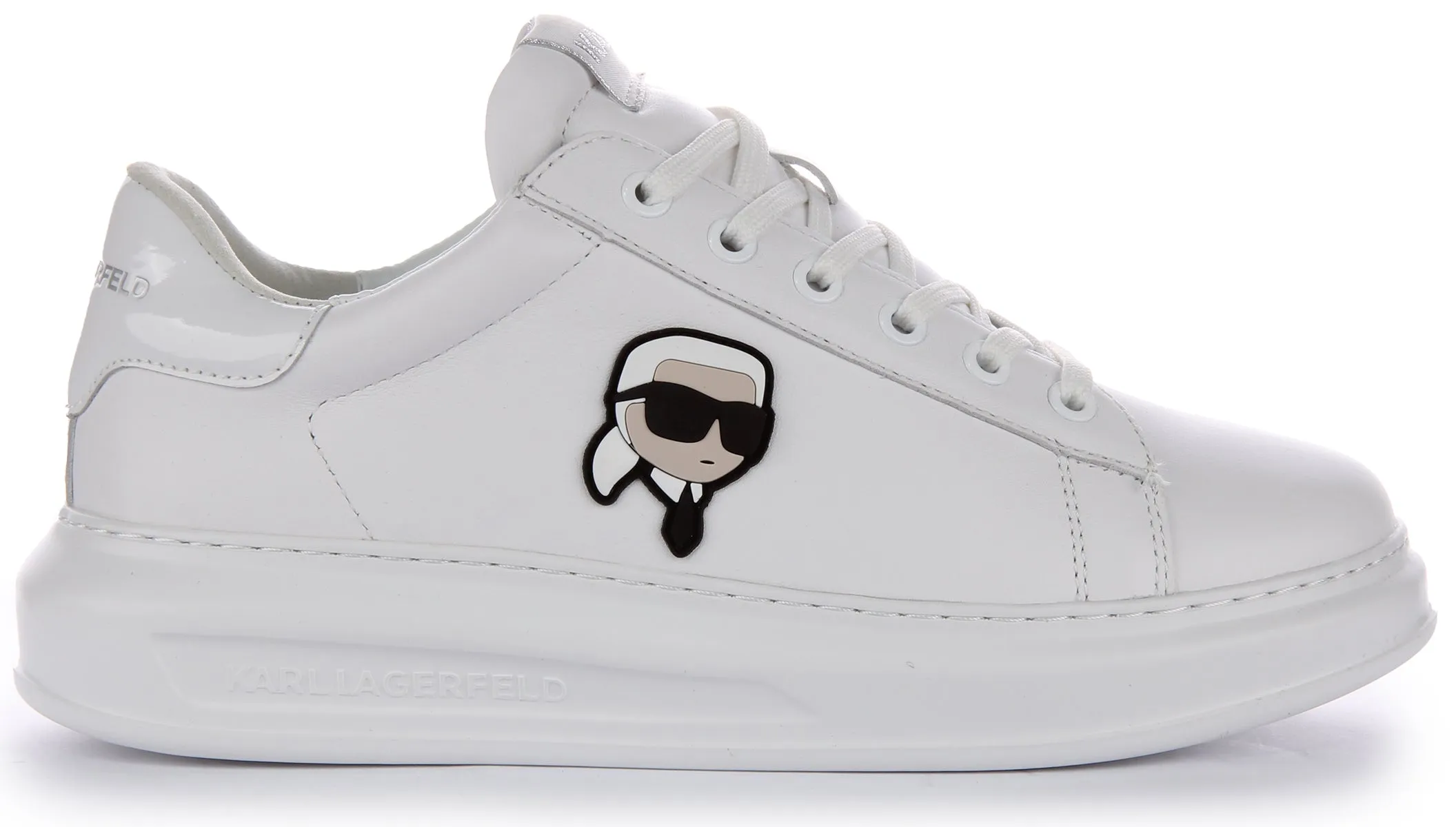 Karl Lagerfeld Kapri NFT Lo In White Leather For Men