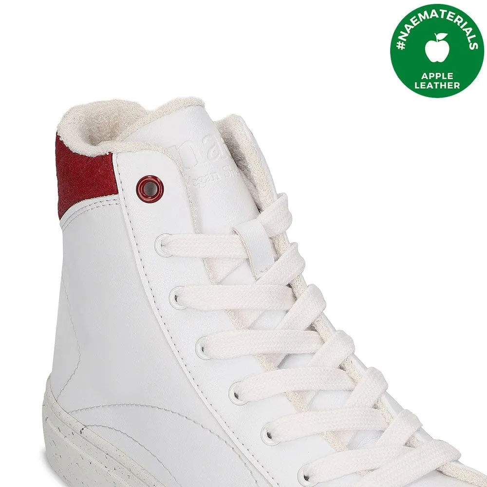 London Unisex Piñatex & Apple Leather Vegan Sneakers | Red